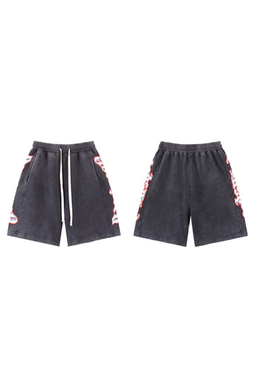 Wash black shorts